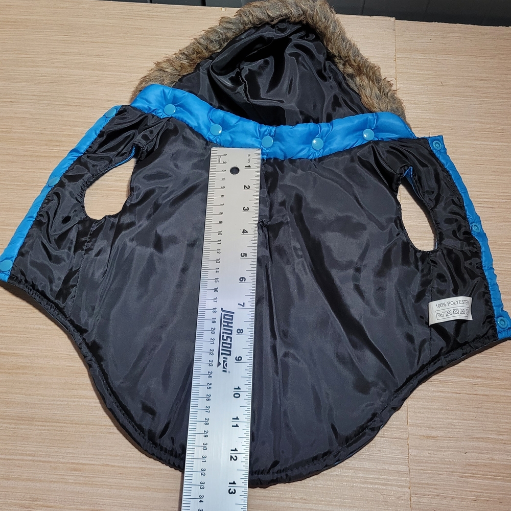 Dogs Blue Hooded Jacket - Picture 14 of 15